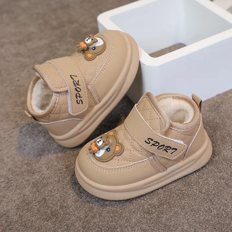 Cotton Boots for Kids Soft Anti Slip Winter Shoes