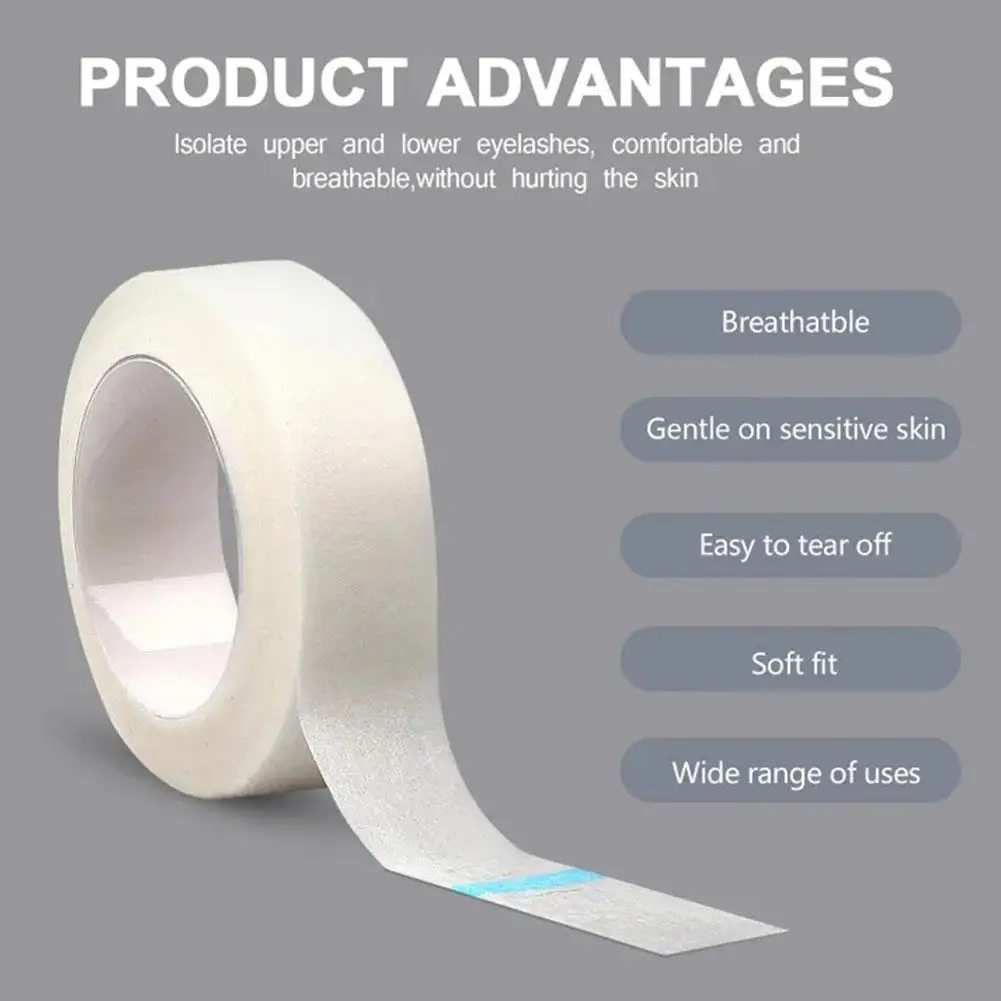 Eyelash extension tape 4.5m/9m professional breathable under eye pad micropore for surgical lashes beauty supplies accessories