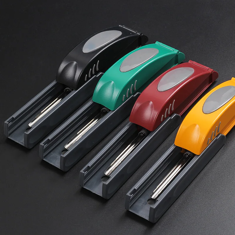 Manual Cigarette Rolling Machine Single Tube Mushing Tobacco Filling Smoke Grass Roller DIY Maker Smoking Accessories 6