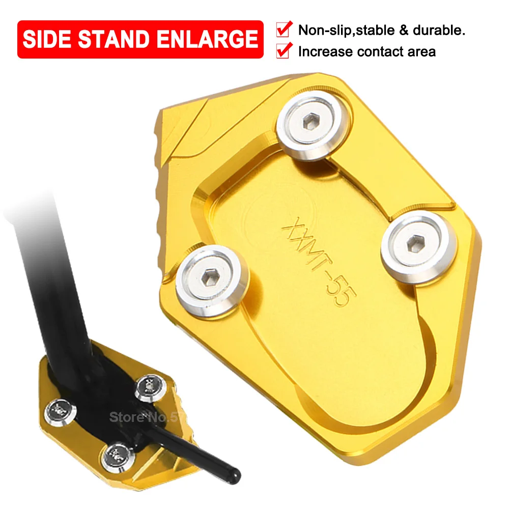 

Side Kickstand Stand Extension For Yamaha YZF-R3 YZF-R25 MT03 MT25 2015-2021 2022 2023 Motorcycle Side Stand Enlarger Plate Pad