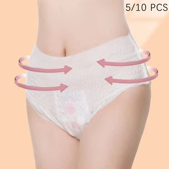 Pantaloni postpartum usa e getta da 10 pezzi, biancheria intima premaman leggera, sottile e traspirante, consigliata per le madri che hanno avuto cesareo, 80-140 kg