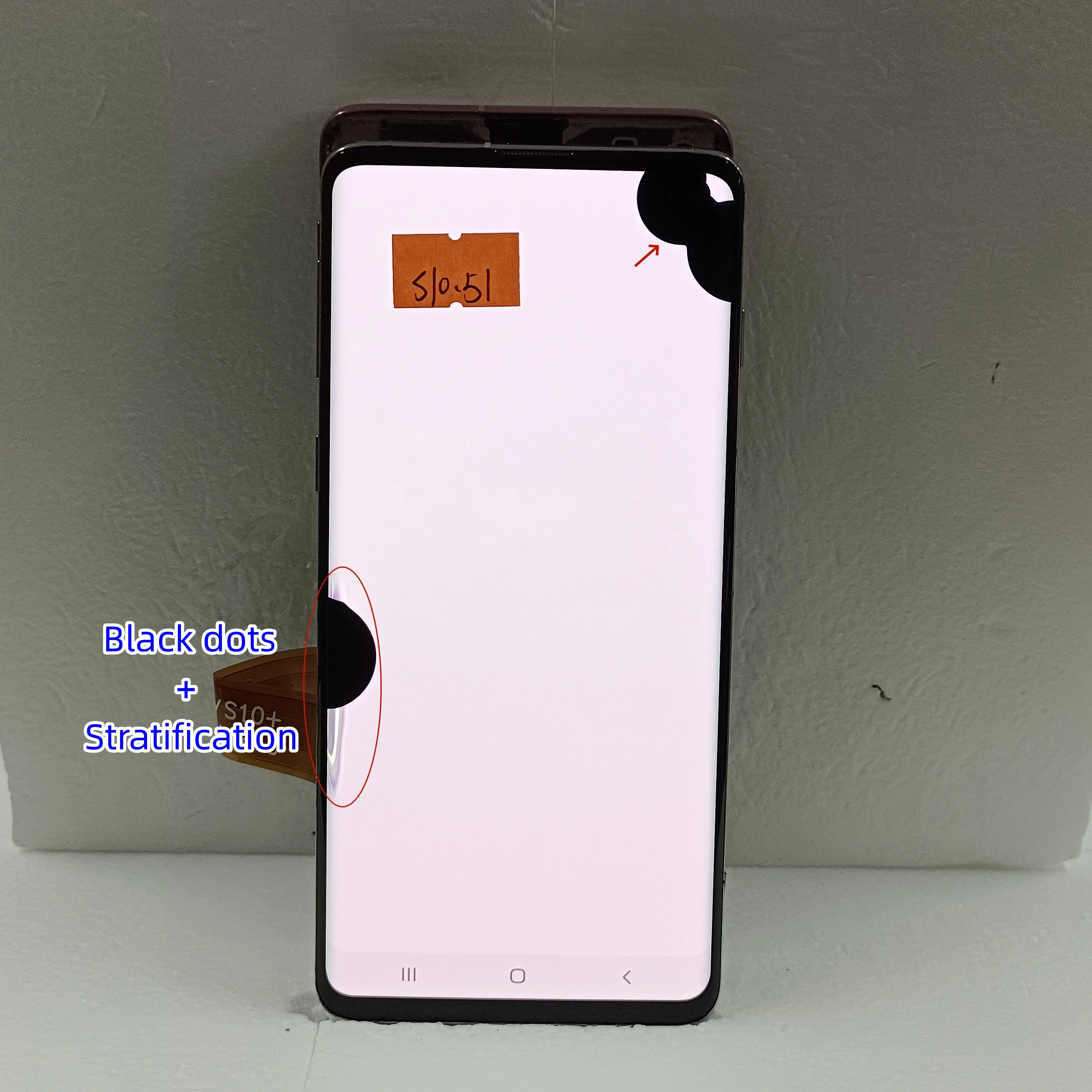100% Ori  AMOLED LCD ÷ ȭ, Ｚ  S10 , G973F/DS SM-G973 G973U,  ִ   ġ