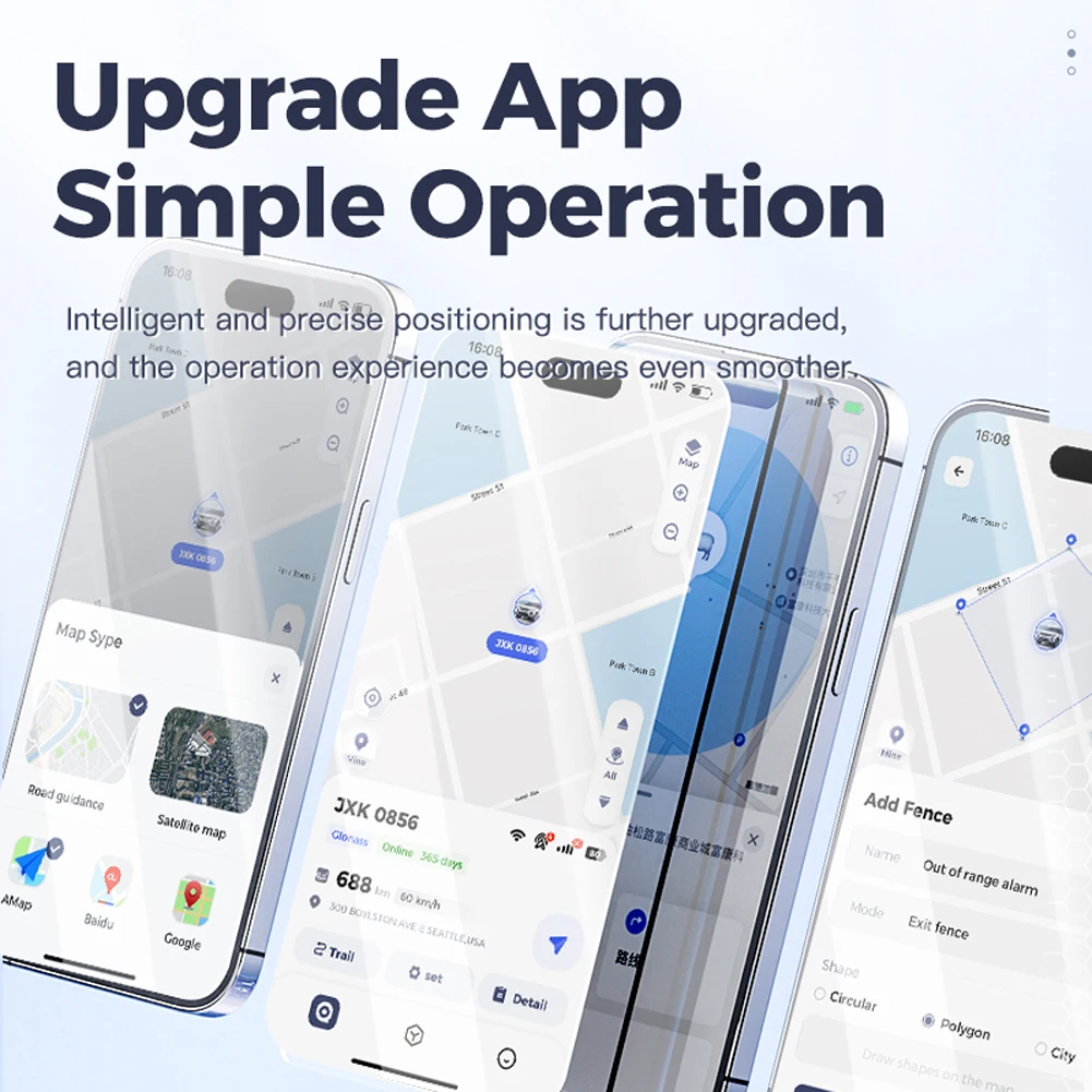 4G GPS Tracker Real Time Car Kids Pet GPS Position Tracking Device Mini Portable Car Tracker Anti-Lost GPS Locator for Elderly C