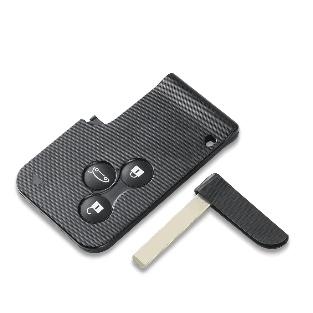 3 Button Smart Card Key 434Mhz ID46 PCF7947 Chip for Renault Clio Logan Megane 2 3 Scenic Remote PCB Car Key Card KEYYOU car remote key car key