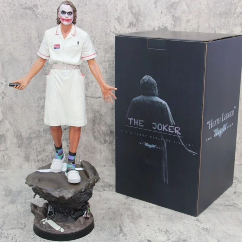 Hot toys DC High Quality Heath Ledger Joker As Nurse The Dark Knight Of The Batman Action Figure Toys 54cm Birthday Gift Toy