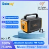 Gaiaray 100W Portable Power Station LiFePO4 Charge Station 76.8Wh Solar Generator With Bluetooth Speaker FM for Camping Travel