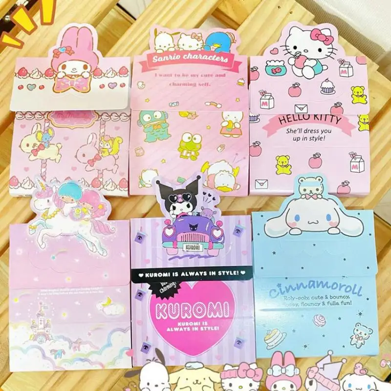 

Sanrio Mymelody Cinnamoroll Littletwinstars Hellokitty Cute Postit Notes Notebooks Cartoons N Times Stickers Note Message Paper