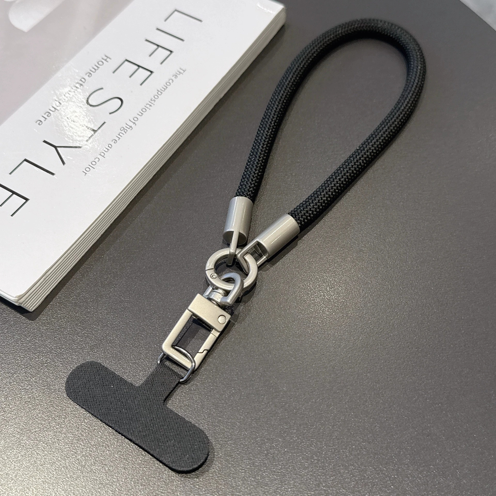 Luxury Braided Mobile Wrist Lanyard with Anti-Fall Handheld Pendant