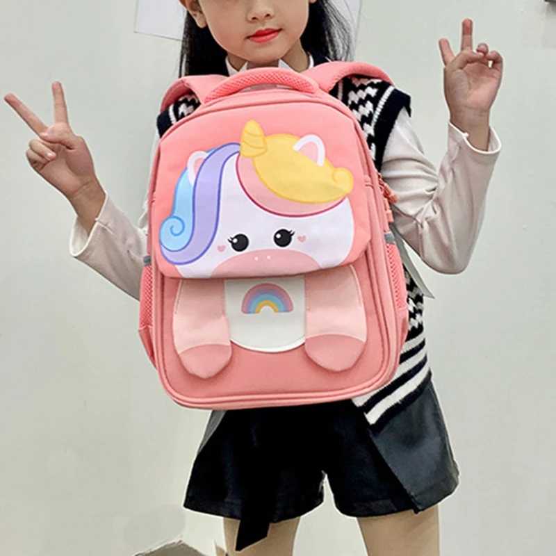 

Children's Cartoon Dinosaur Backpacks for Baby Cute Kindergarten Schoolbag Waterproof Kids Book bags Boys Girls Animal Bag