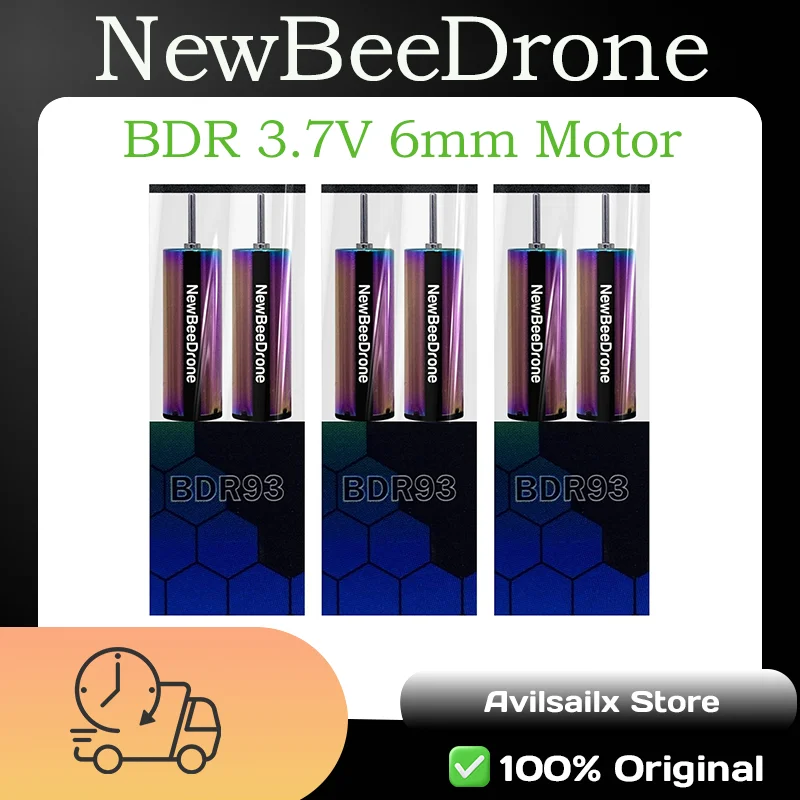 Moteurs NewBeeDrone BDR Unicorn Edition 6mm 25500KV pour micro drones