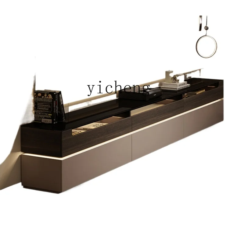 

XL TV Cabinet and Tea Table Combination Simple Floor Storage Locker Integrated