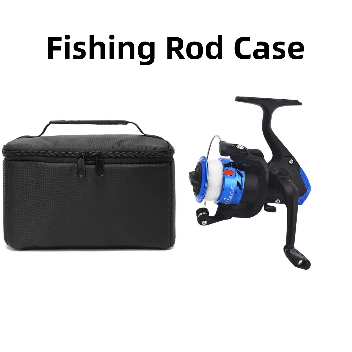 Shockproof Fishing Reel Case Storage Bag EVA Outdoor Raft Reels Fly Fishing  L