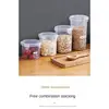 Food Storage Box Sealed Plastic Cereal Candy Dried Jars With Lid Fridge Storage Tank Containers Household Item Kitchen Organizer 5