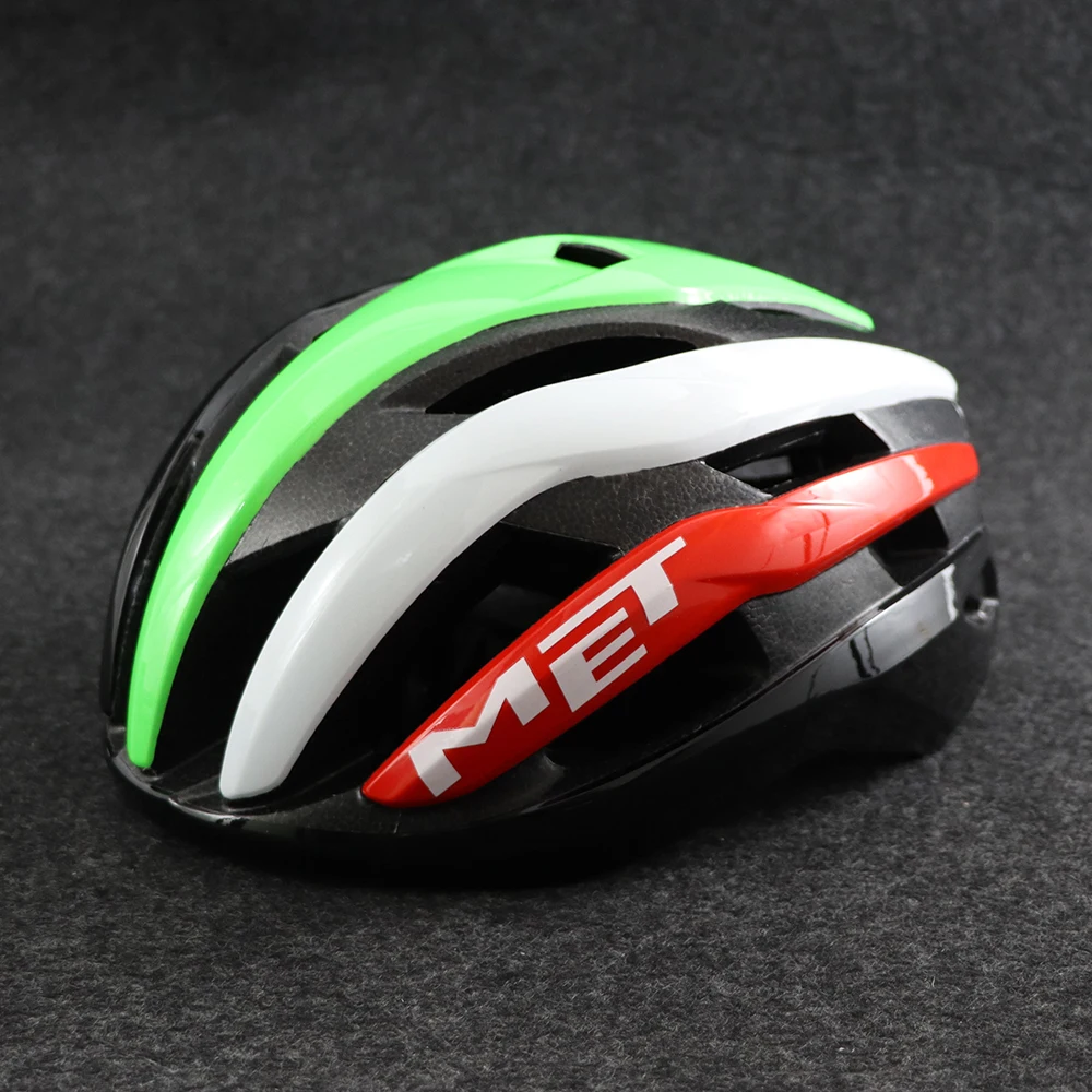MET Genio – Casco Bici Bambini 52/57 Cm – Rosso Lucido – Con Luce LED Integrata