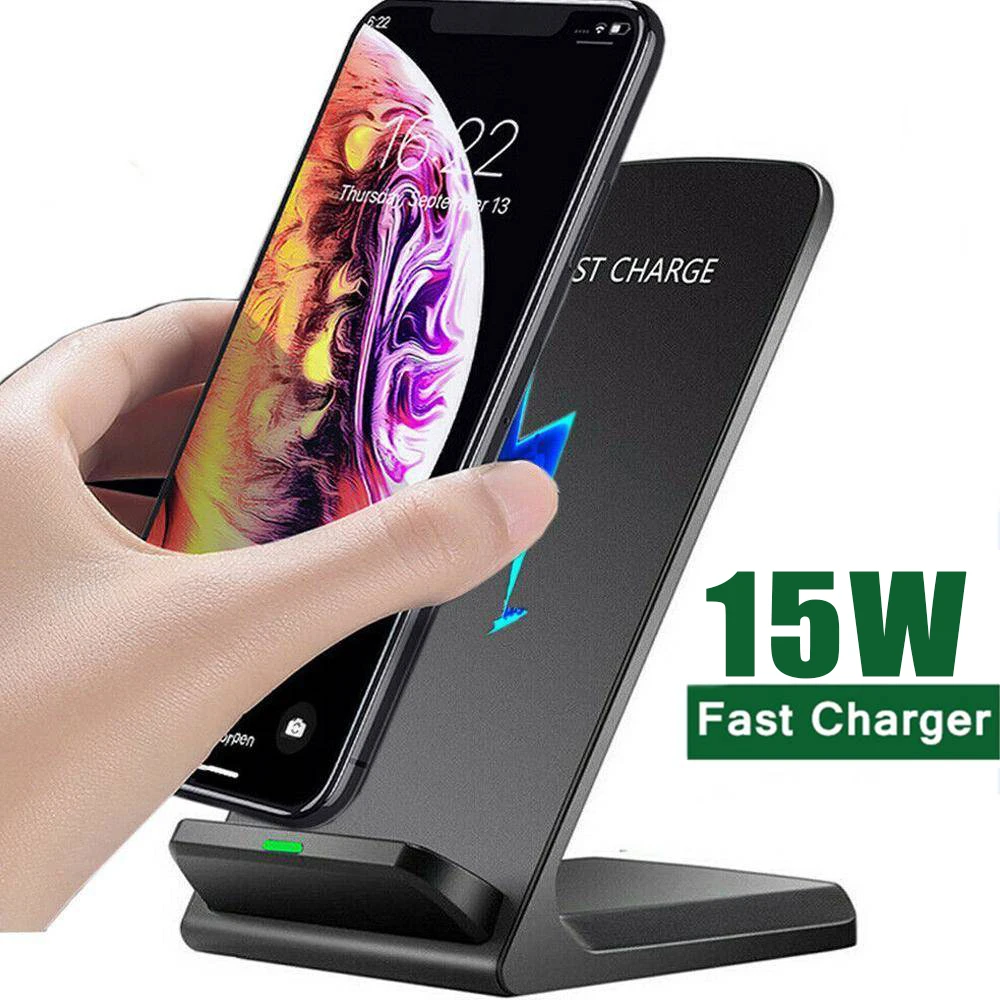 새로운 100W 무선 충전기 스탠드 iPhone 14 13 12 Pro Max 11 XS XR X 8 삼성 S22 S21 S20 유형 C 고속 충전 도킹 스테이션