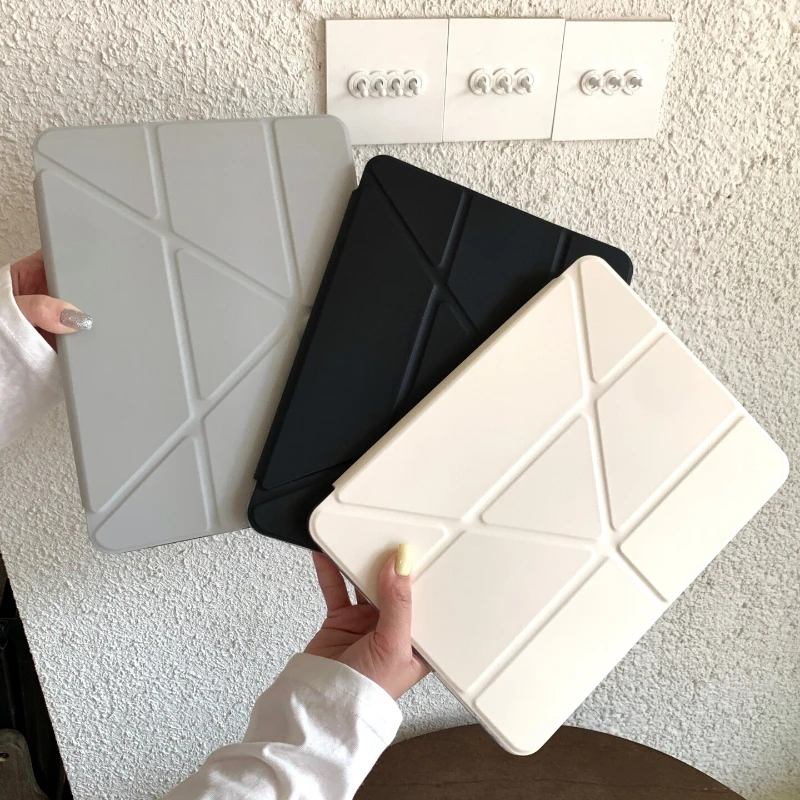Nueva Funda de Color Sólido para Tablet iPad Pro A16 M2 M4 M3 M5, Carcasa para /6/7/8/9/10/11th Mini Air 3 4 5 6