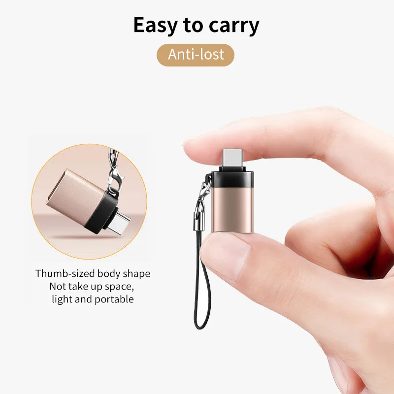 OTG Adapter USB 3.0 Type C To USB Converter for Macbook C Charger Mouse keyboard flash Disk Portable Plug