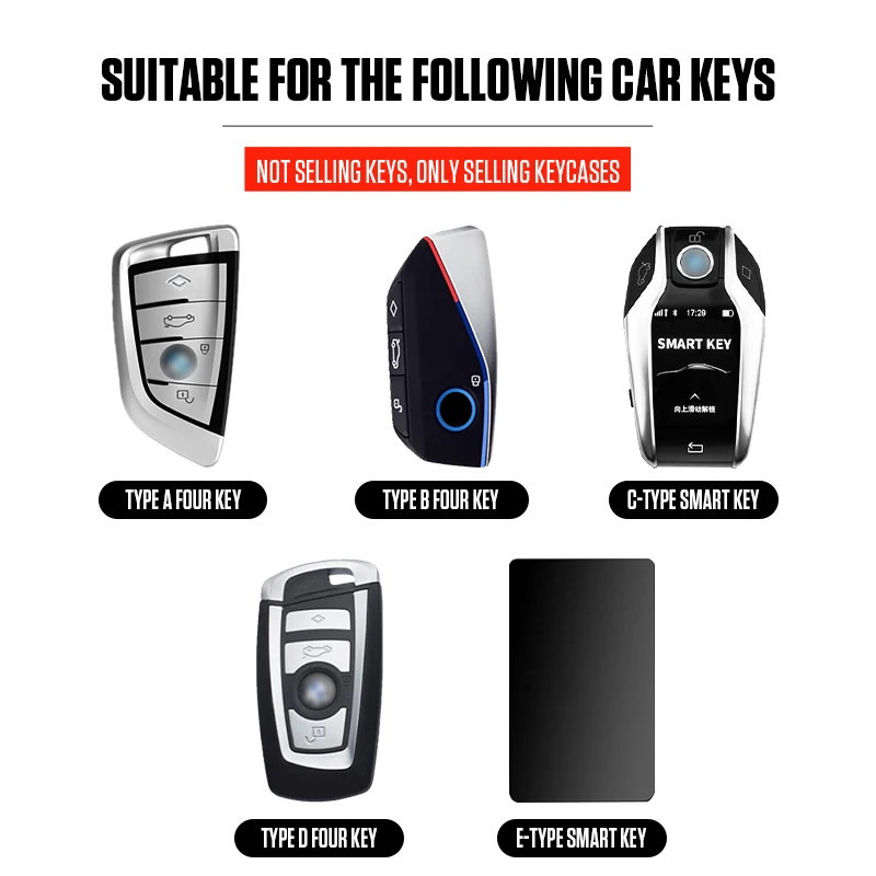 Premium Car Key Cover Case | Luxury Remote Key Protector Shell