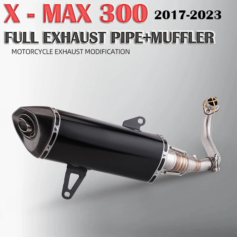 

Full system exhaust motorcycle front tube modified Escape Motocross for Yamaha XMAX300 XMAX250 2017-2022