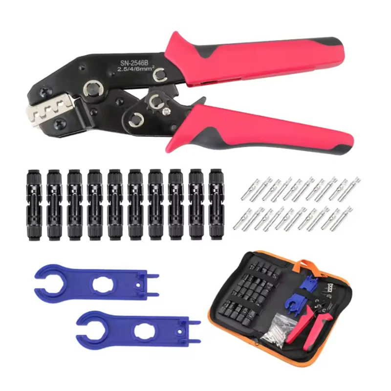 Crimping Pliers Set Terminal Eletrico Wire Clip Connector Electric Wiring Tools Crimper Tool Plier Solar Energy 2546B
