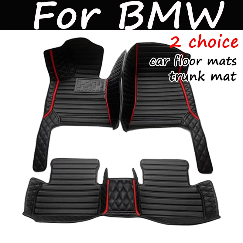 

Car Floor Mats For BMW 3 Series E46 1998~2004 Durable Luxury Leather Mat Rugs Pad Carpets Interior Parts Car Accessories 1999