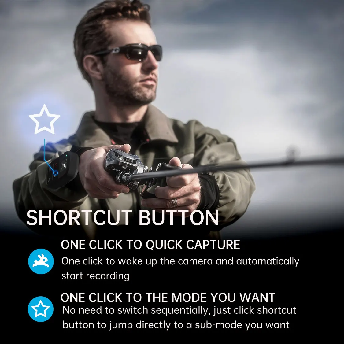 GoPro13 OLED SCREEN Remote Control for GoPro 13 12 11 10 9 8 Max 7B 6 5 with Stick Mount and Wrist Waterproof gopro 113  Remote 5