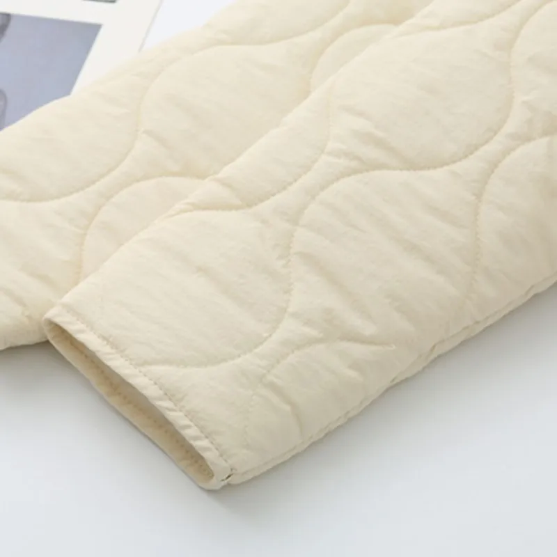 Fashion Plus Size Women Parka Autumn/Winter New Loose Round Neck Padded Jacket 1007