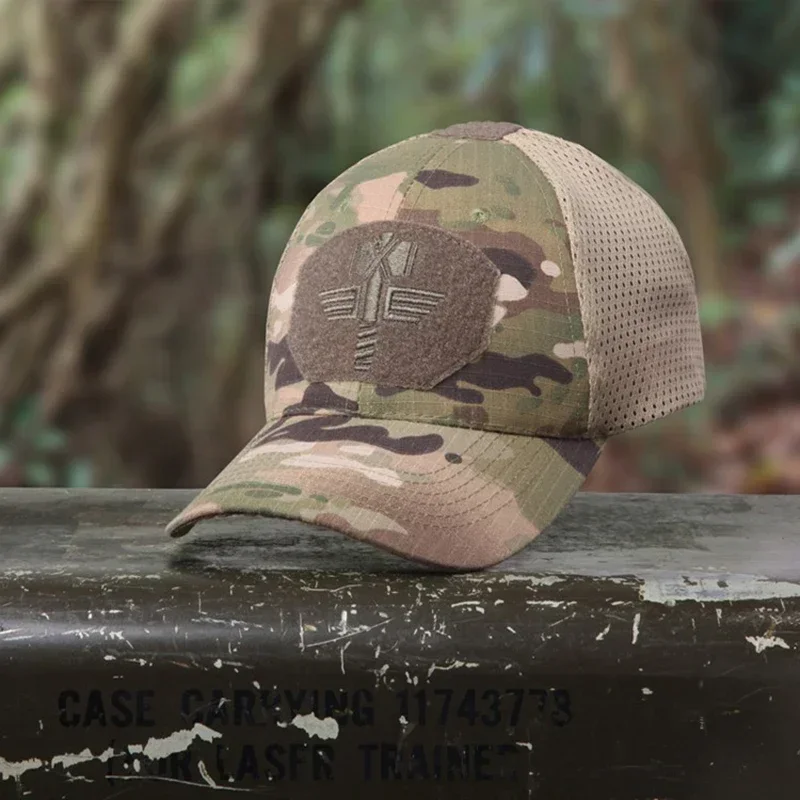 Multicam Arid Tactical Baseball Cap MCA Mesh 65/35 Ripstop Material Baseball Hat Outdoor Camo Sport Hunting Caps