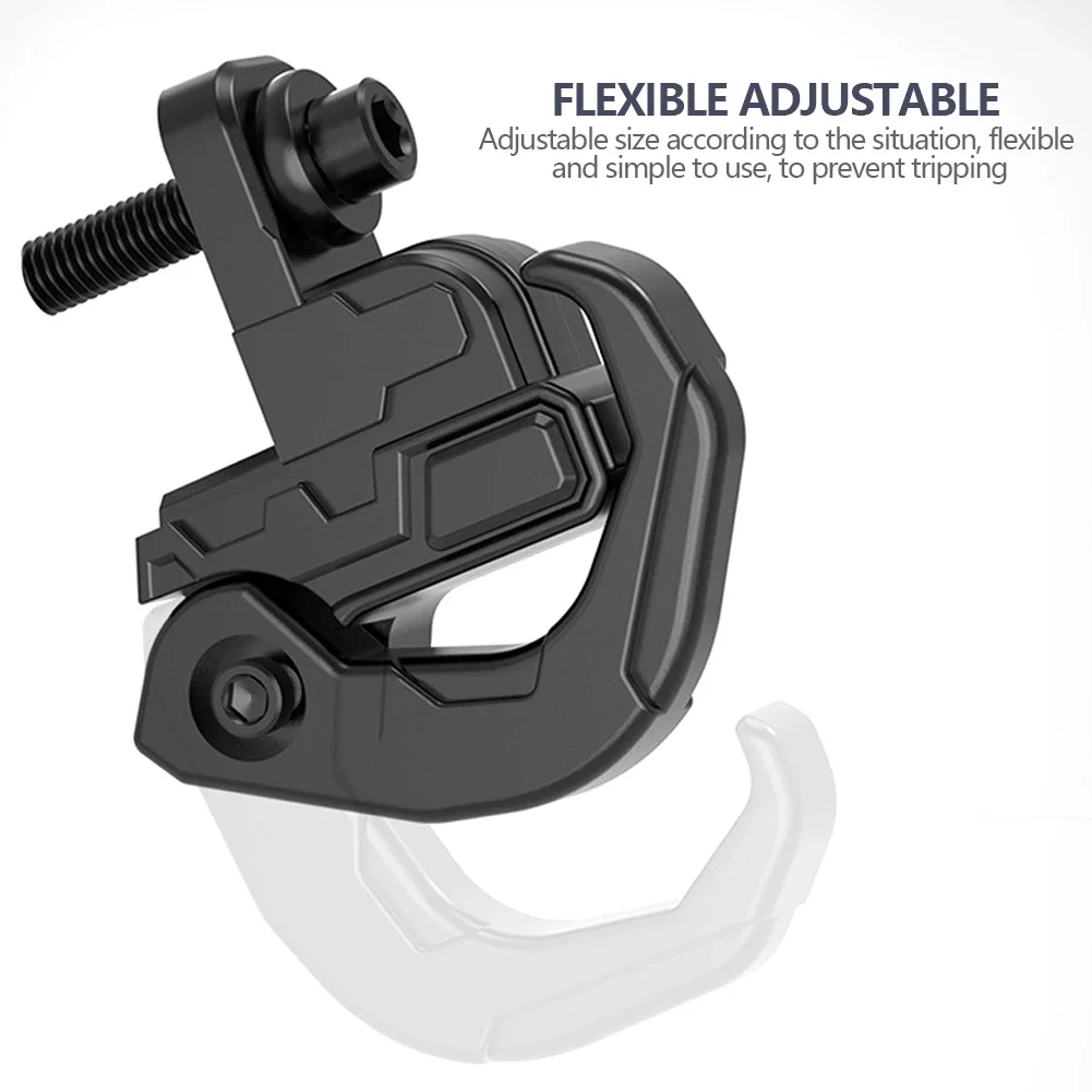 Aluminum Alloy Motorcycle Luggage Helmet Hook Mount Motorbike Scooter Holder Bag Hanger With Screw