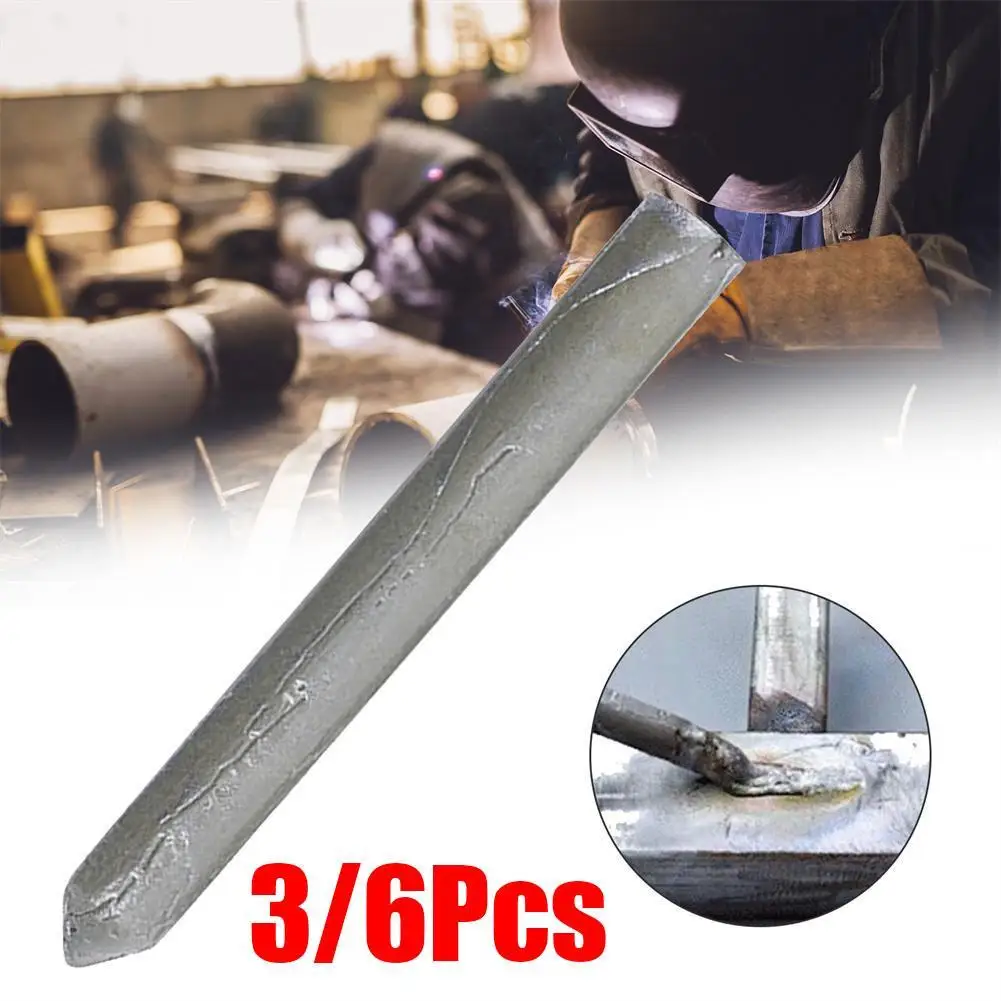 

3/6pcs Low Temperature Copper Iron Aluminum Welding Rod Home Copper Iron Aluminum Stainless Steel Repairing Holes Solder Rod