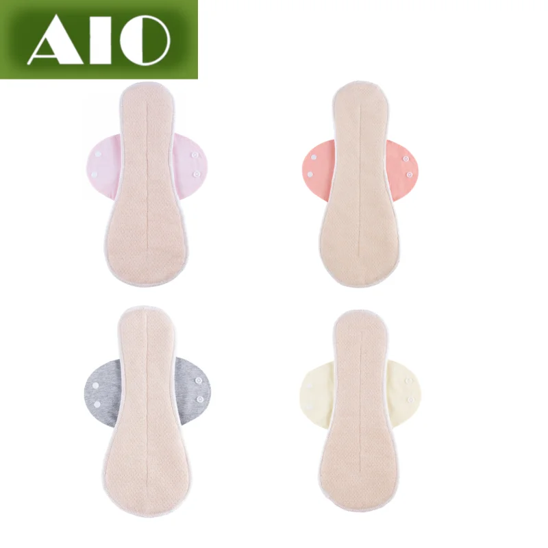 Aio 12&times;30cm Leak-proof & Breathable Postpartum Sanitary Pad for Women During Menstruation Reusable Menstrual Pads Size S Code