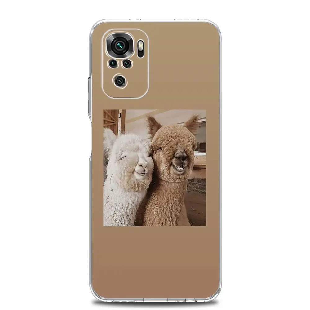 Clear Kawaii Alpaca Lovely Phone Case Cover