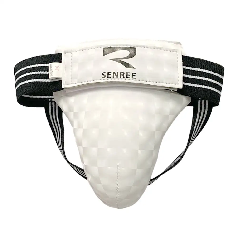 Adult Male Sanda Crotch Guard Protector Taekwondo MMA Groin Protector Kick Boxing Protection Guard Men Jockstrap groin protector