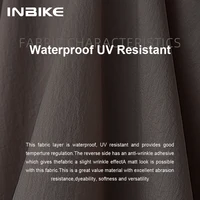INBIKE  Men's Waterproof Cycling Sleeveless Jacket Lightweight Stackable Reflective Anti-UV Pocket Windproof Vest 2