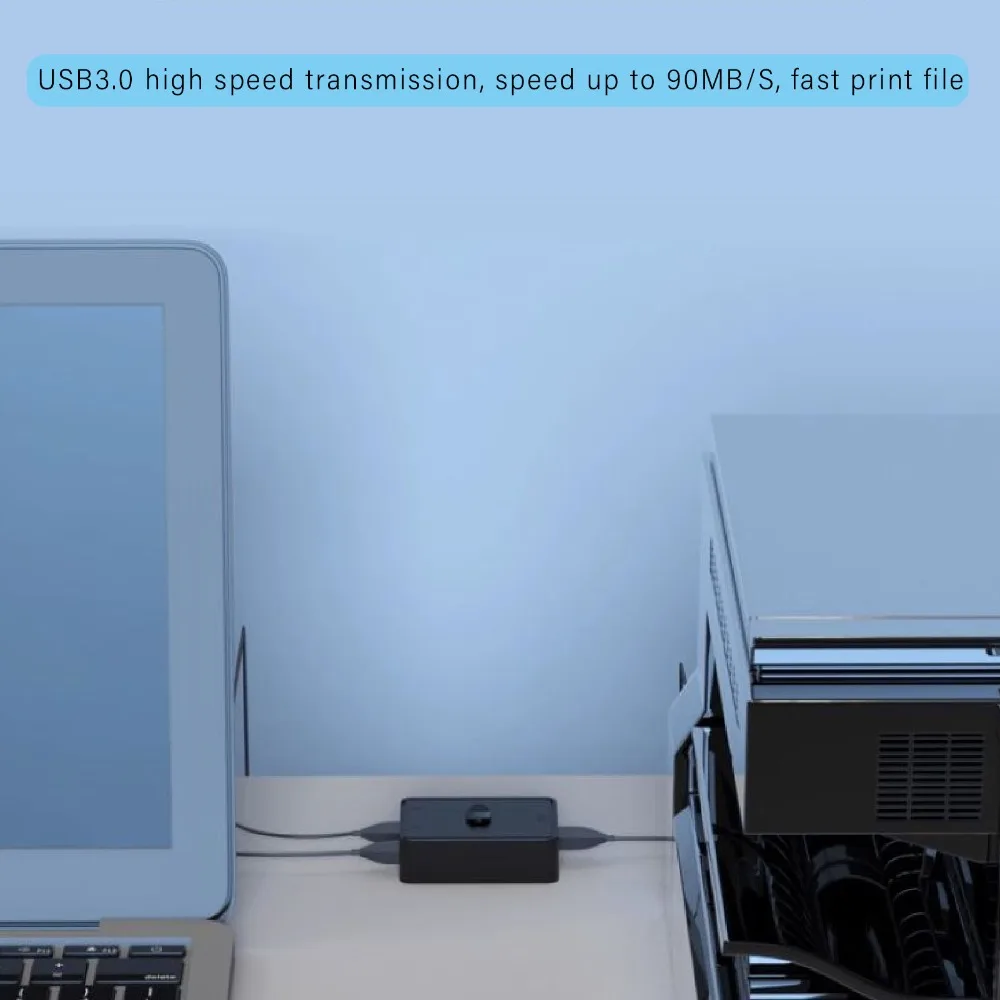휴대용 2 in 1 아웃/ 1 in 2 아웃 USB 3.0 스위치 플러그 앤 플레이 고속 USB 스위치 선택기 양방향 USB 스위치 스캐너