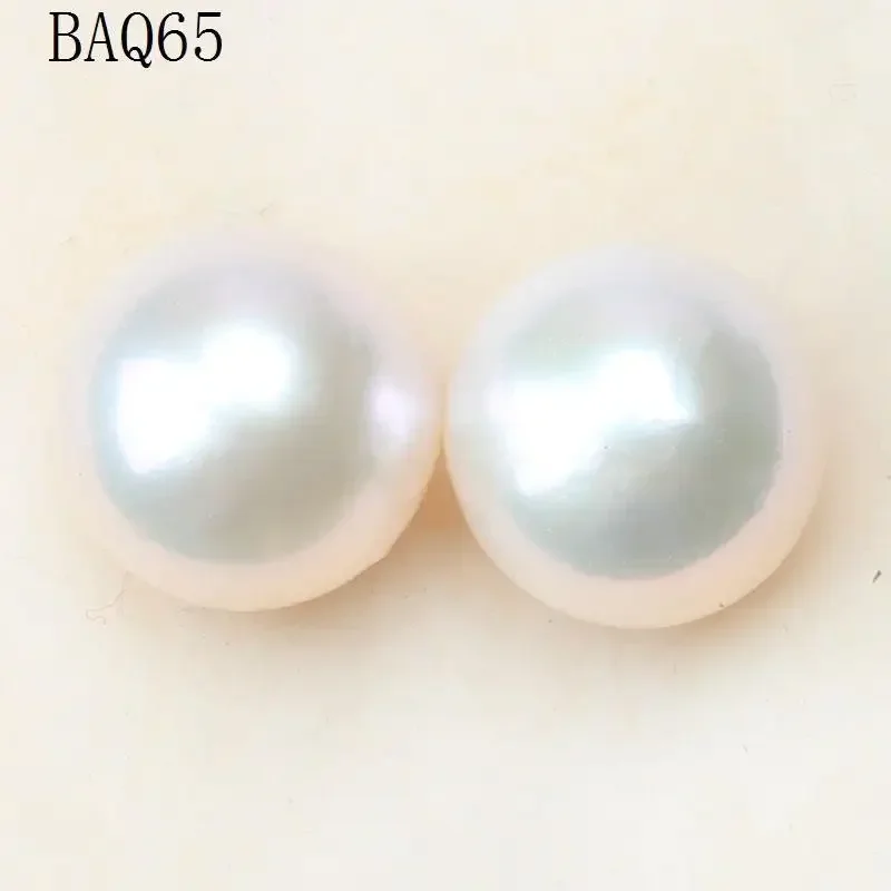 10mm Near-circular Natural Fresh Water Edison Pearl Naked Pearl with No Hole Matching 3A White DIY Earrings Jewelry Wholesale 2