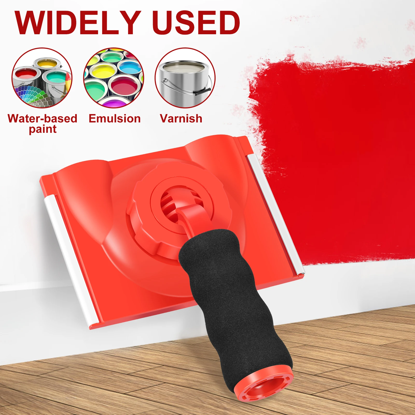 5/3PCS Paint Edger Trimmer Quick Paint Edger Tool with Rotatable Handle Cutting Hand Tool for Wall Painting