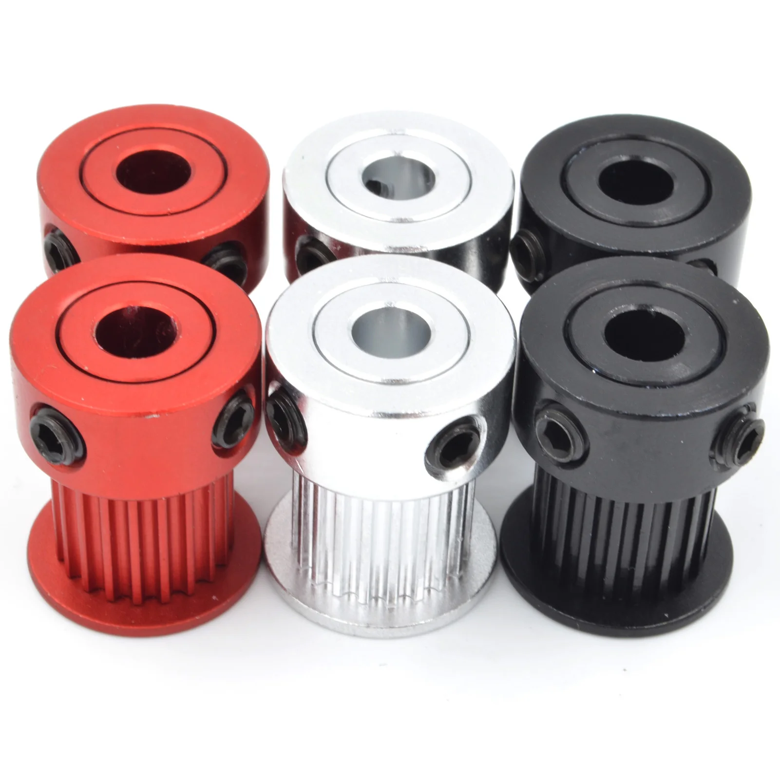 Timing Pulley 20 Teeth 2GT 2MGT Bore 5/6/6.35/8mm for Belt width 10/15mm GT 2M Synchronous Belt Small Backlash 20T 20Teeth timing belt pulley timing pulley fixed pulley belt pulley