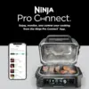 Premium XL Outdoor Grill & Smoker, Bluetooth, App Enabled, 7-in-1 Master Grill, BBQ Smoker, Outdoor Air Fryer, Woodfire , Black 6