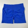 Impact Shorts Low Ribbed Waist Band Yoga Shorts Seamless Scrunch Bum Workout Gym Shorts Booty High Stretch  Sport Running Shorts 5