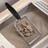 1pc Sturdy Stainless Steel Cat Litter Scoop - Rust-Resistant Durable Poop Shovel with Superior Filtration for Fine Sand Litter 4