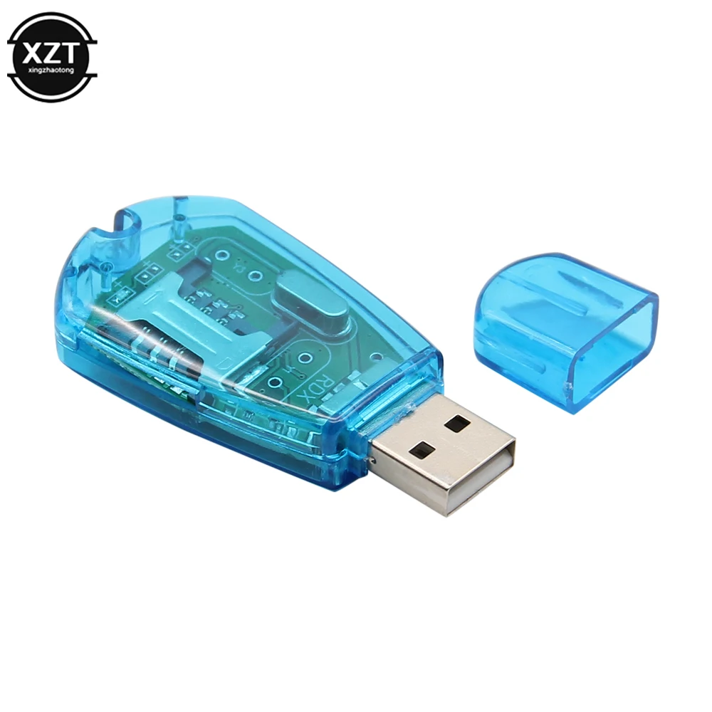 SIM Card Reader Mini USB Sim Card Reader USB SIM Copy/Cloner Kit GSM CDMA SMS Backup + CD