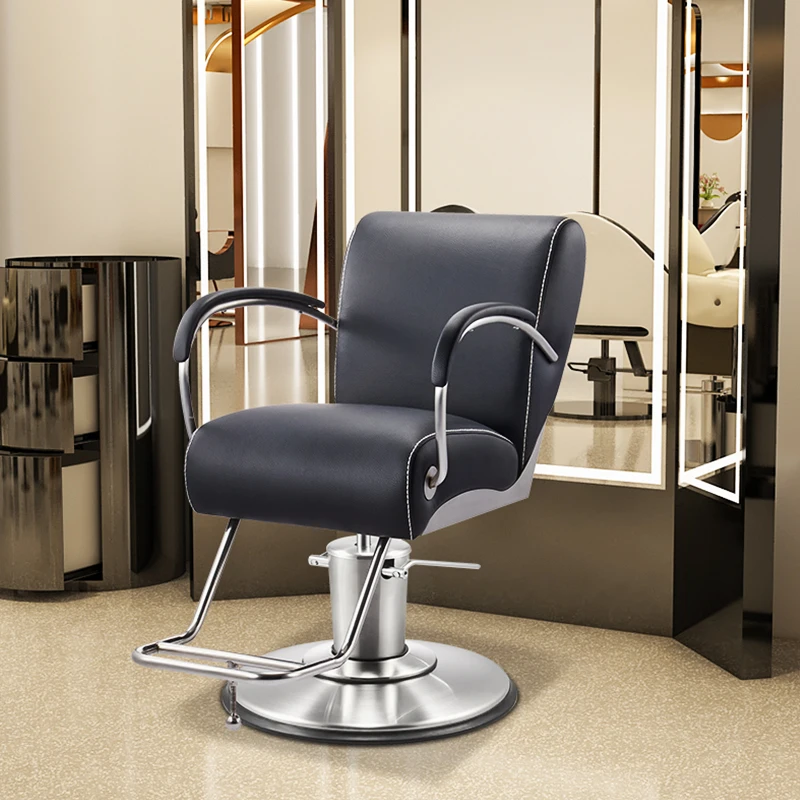 Cosmetic Barber Chairs Comfortable Esthetician Ergonomic Salon Chair Swivel Rolling Metal Silla Giratoria Luxury Furniture