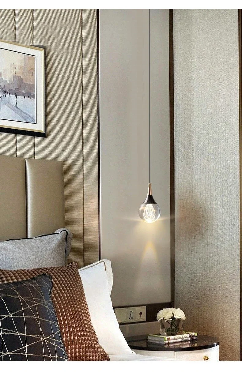 Description Picture 2 of itemEurope Restaurant Decor Crystal Led Ball Pendant Light Sconce Night Lamparas Bedroom Kitchen Chandelier Lamp Dining Room Lights