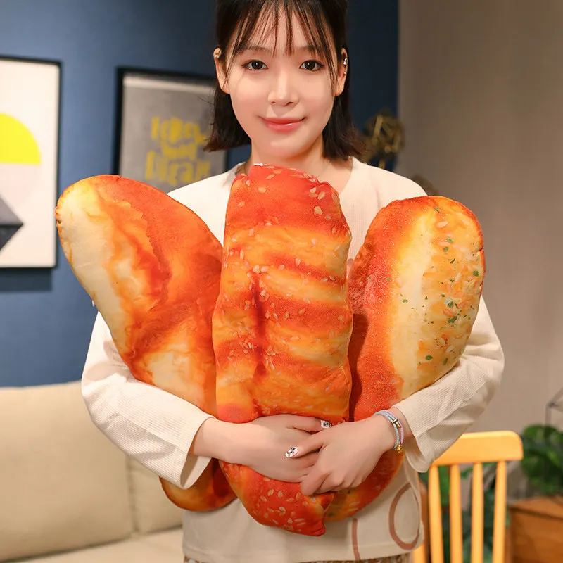 20~110cm Long Bread Pillow Stuffed Like Real Sesame S Cheese Denmark Toast Chopped Green Onion Sleeping Hug Support Leg Gift 4
