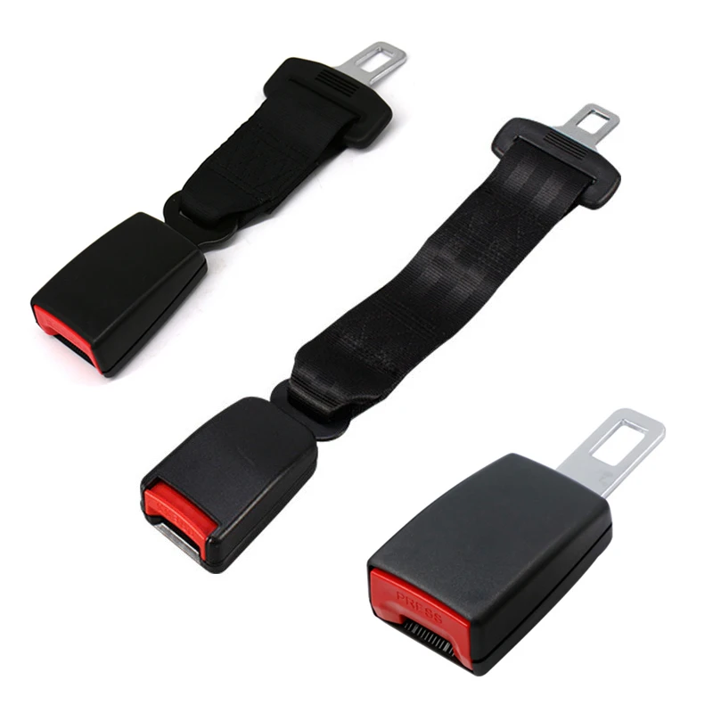 2/1 Pcs Universal Car Seat Belt Buckles Seat Belt Extender Steel Safety