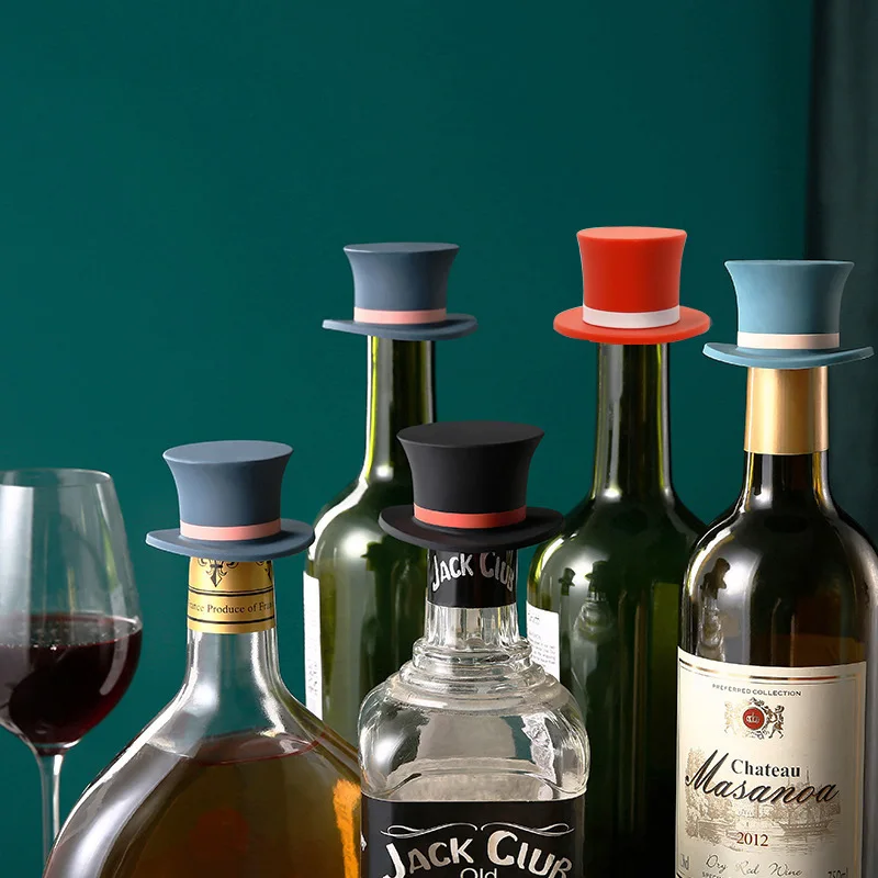 Wine Stopper Red Wine Bottle Leak-proof Silicone Stopper Cover Seal Cork Closure wine stopper