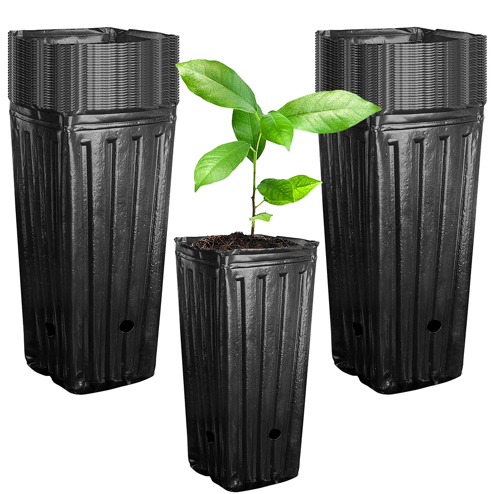 20 40 Stuks Tall Boom Potten, Plastic Diepe Nursery Treepots, tall