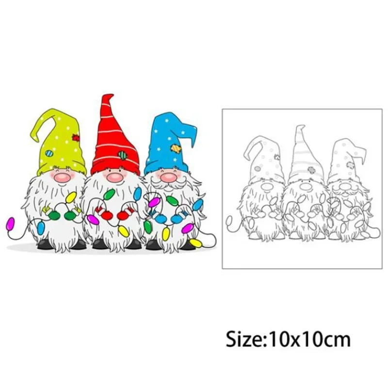 

Металлические пресс-формы 2023 Новые горячие продажи рождественские трафареты для «сделай сам» Скрапбукинг декоративное тиснение ручная работа штамповочный шаблон