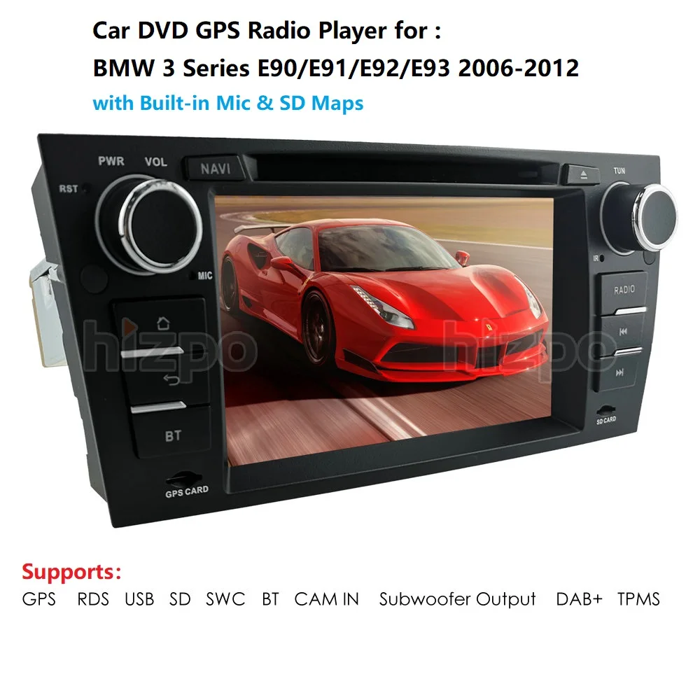 Car Multimedia Player For Bmw E90 E91 E92 E93 Stereo Head Unit 7" Car